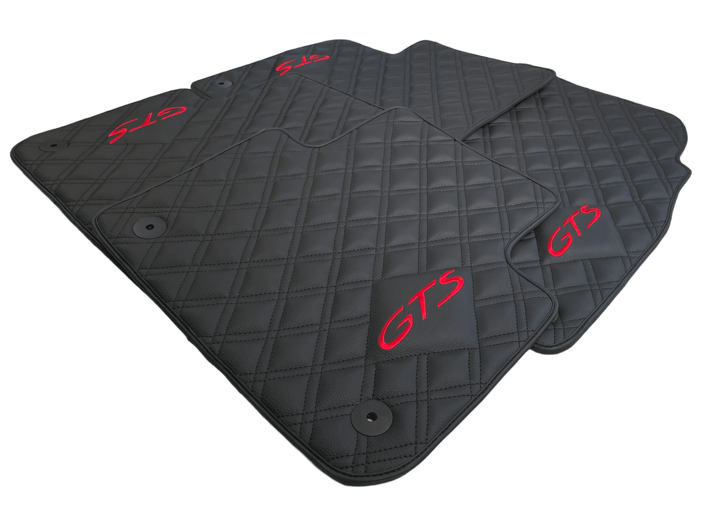 Leather Floor Mats for Porsche Cayenne GTS 2018-2023 - AutoWin