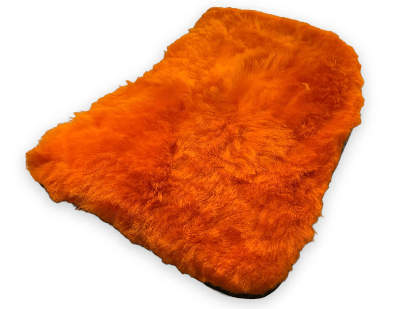Orange Sheepskin Floor Mats For Bentley Mulsanne (2010-2020) Er56 Design Brand - AutoWin