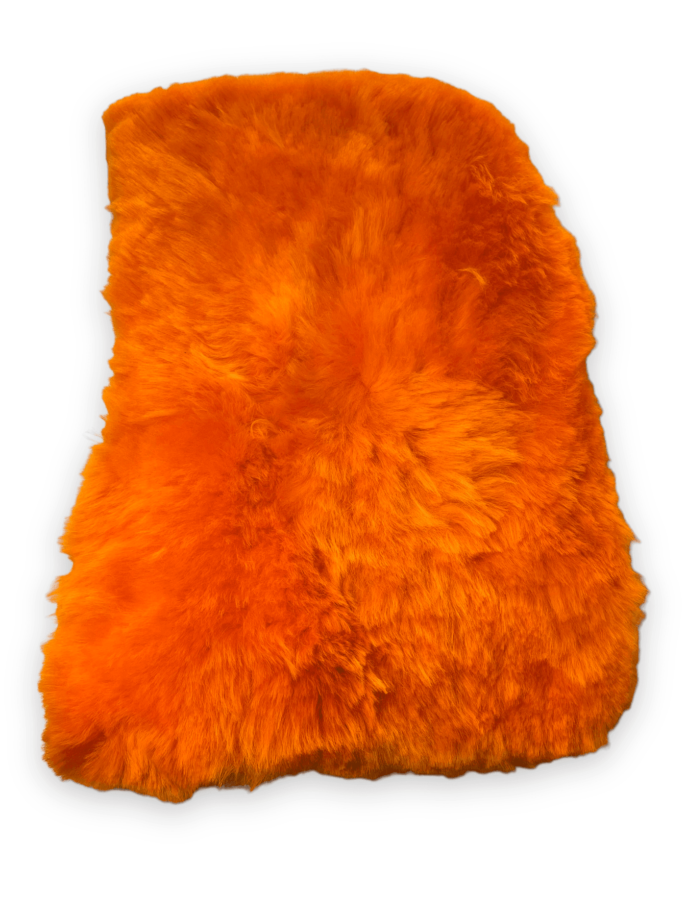 Orange Sheepskin Floor Mats For Rolls Royce Wraith 2013–2023 Er56 Design - AutoWin