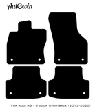 Red Floor Mats for Audi A3 - 5-door Sportback (2013-2020) | ER56 Design - AutoWin