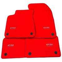 Red Floor Mats for Audi A4 - B9 Sedan (2015-2018) | ER56 Design - AutoWin