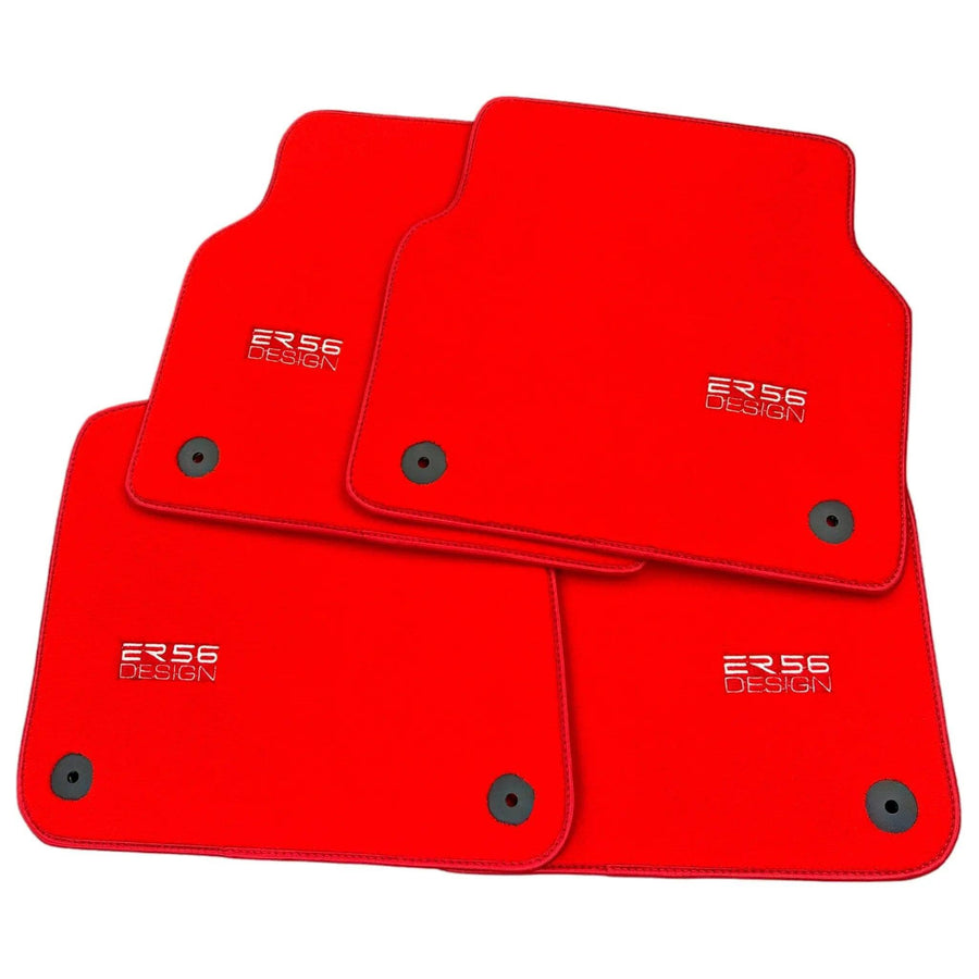 Red Floor Mats for Audi A8 D5 (2017-2023) | ER56 Design - AutoWin