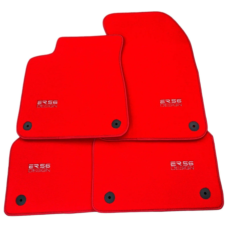 Red Floor Mats for Audi Q5 FY (2017-2023) | ER56 Design - AutoWin