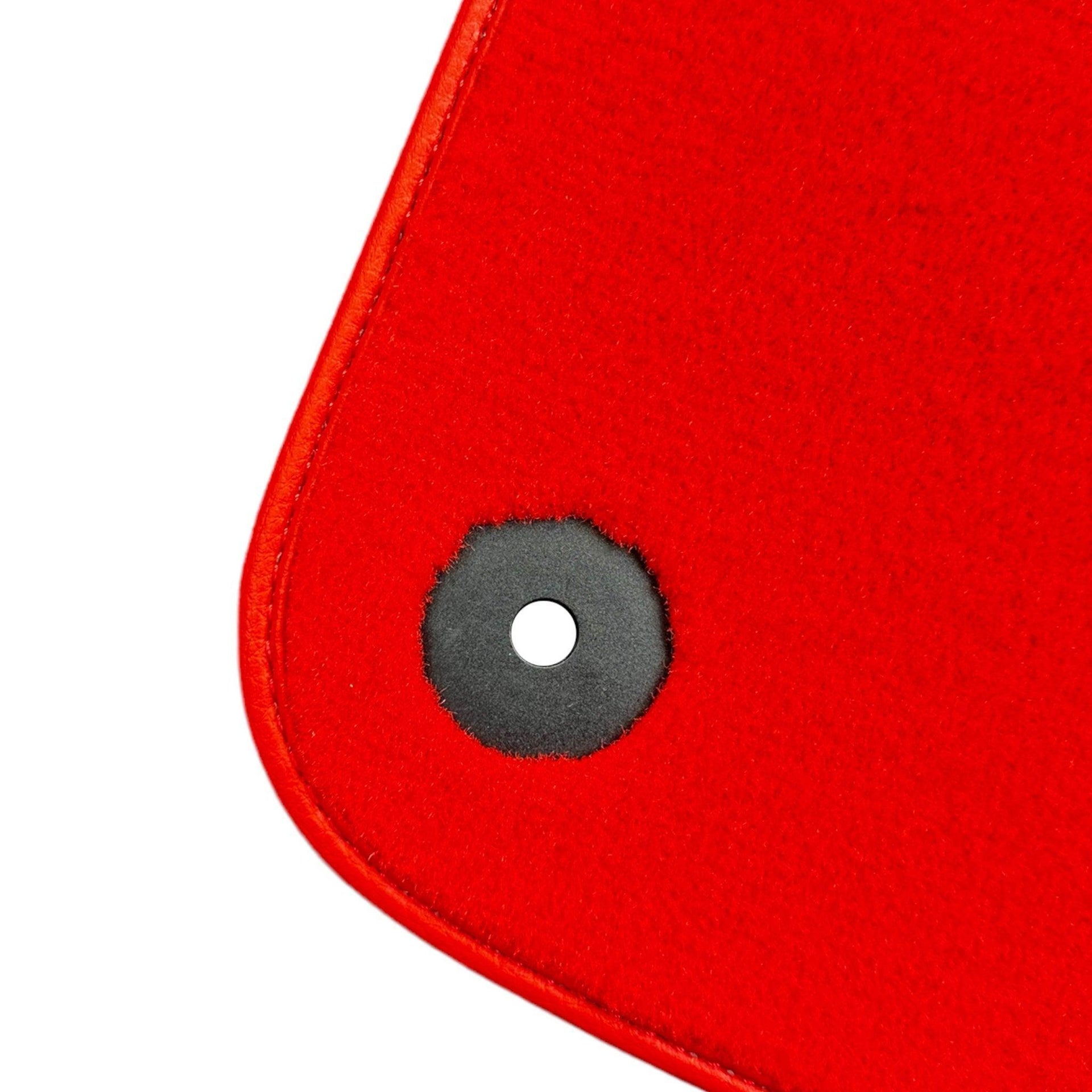 Red Floor Mats For Bentley Mulsanne (2010-2020) with Alcantara Leather - AutoWin