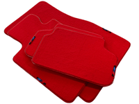 Red Floor Mats For BMW X4 Series F26 With M Package - AutoWin
