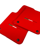 Red Floor Mats For Ferrari 599 Coupe 2006-2012 Italian Edition - AutoWin