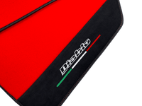 Red Floor Mats for Lamborghini Diablo 1990-2001 With Alcantara Leather - AutoWin