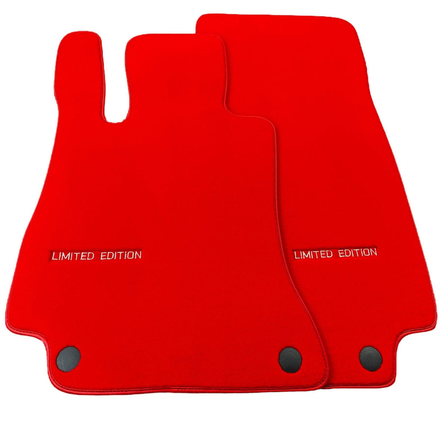 Red Floor Mats For Mercedes Benz E-Class W211 Sedan 4Matic (2002-2009) | Limited Edition - AutoWin