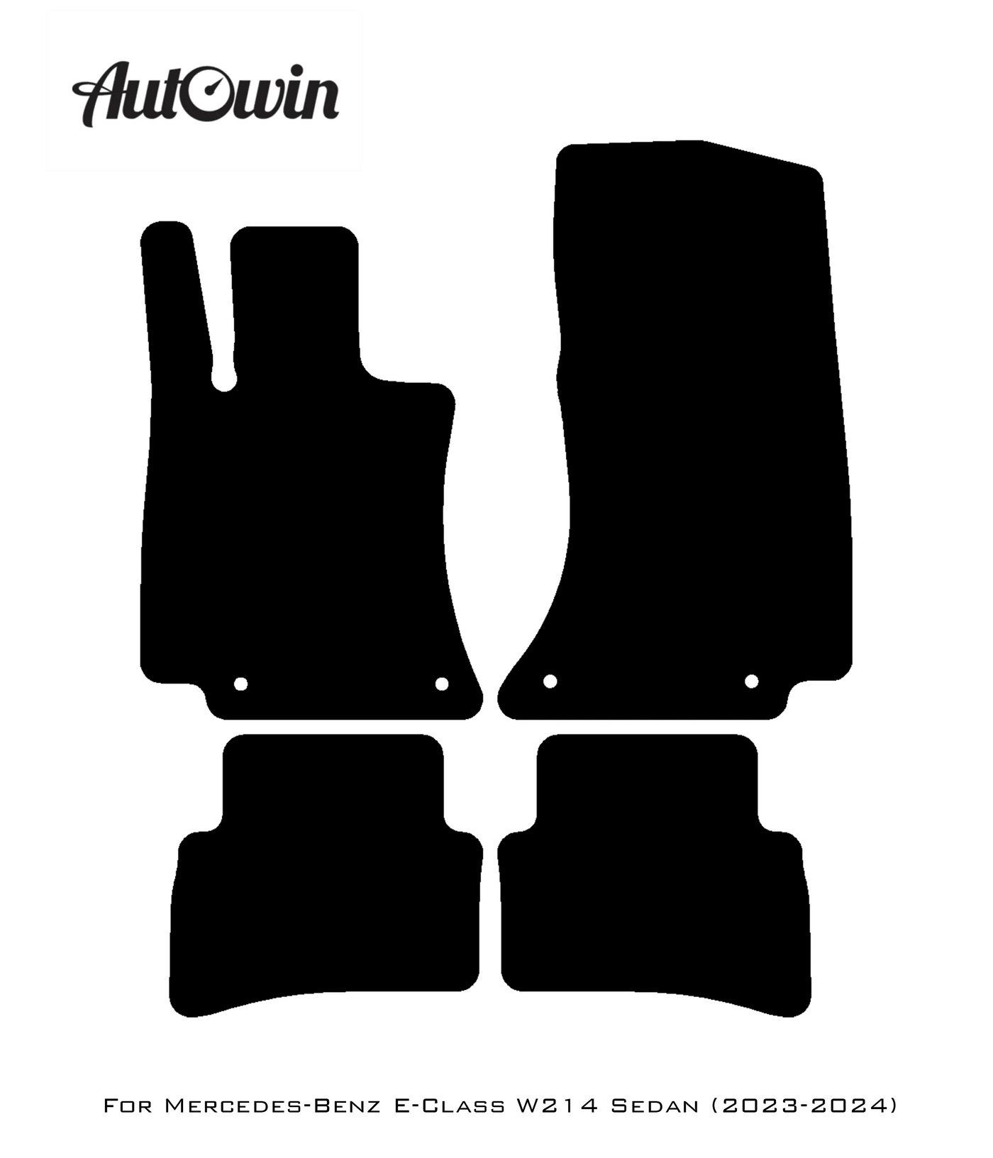 Red Floor Mats For Mercedes Benz E-Class W214 Sedan (2023-2024) | Limited Edition - AutoWin