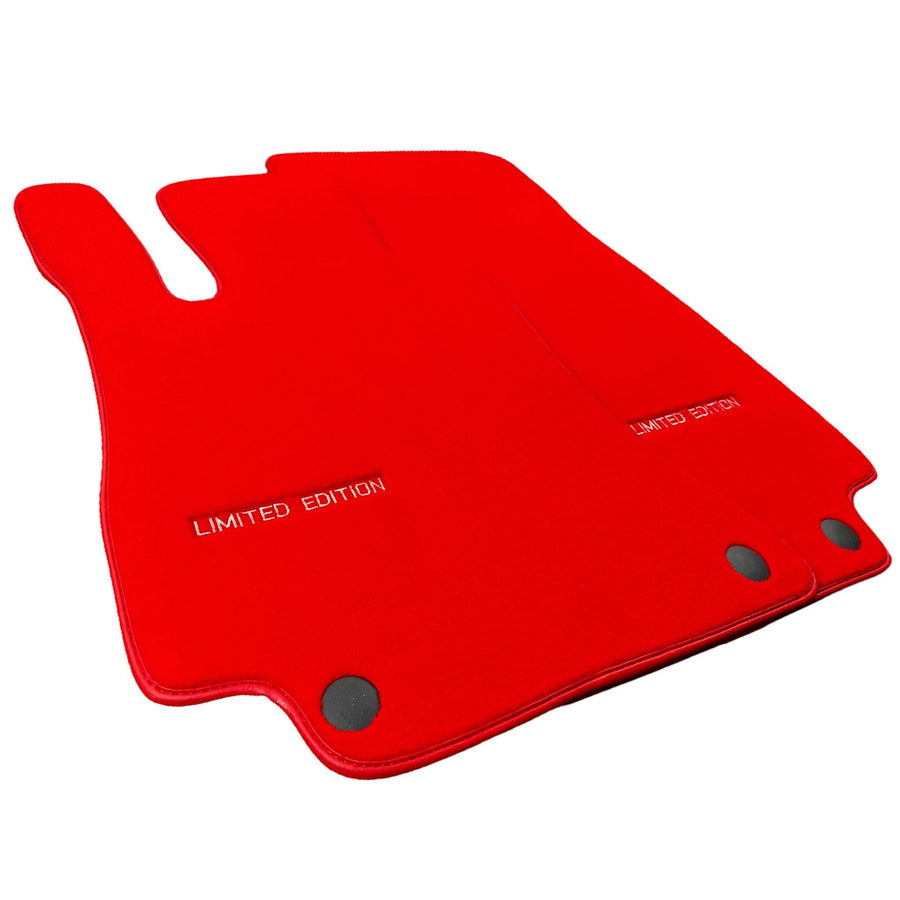 Red Floor Mats For Mercedes Benz GLC-Class X253 SUV (2019-2023) | Limited Edition - AutoWin