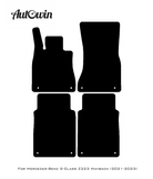 Red Floor Mats For Mercedes Benz S-Class Z223 Maybach (2021-2023) | Limited Edition - AutoWin
