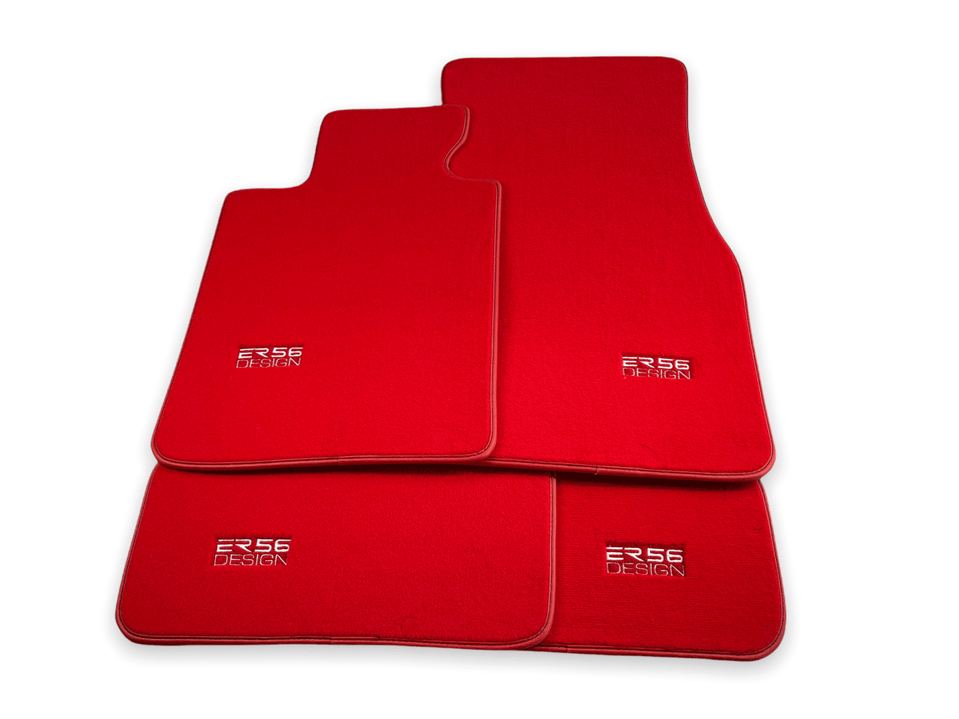 Red Mats For BMW 3 Series E30 2-doors Coupe - ER56 Design Brand - AutoWin