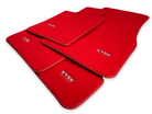 Red Mats For BMW 5 Series E34 Sedan - ER56 Design Brand - AutoWin