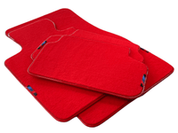 Red Mats For BMW 7 Series E38 Long With M Package AutoWin Brand - AutoWin