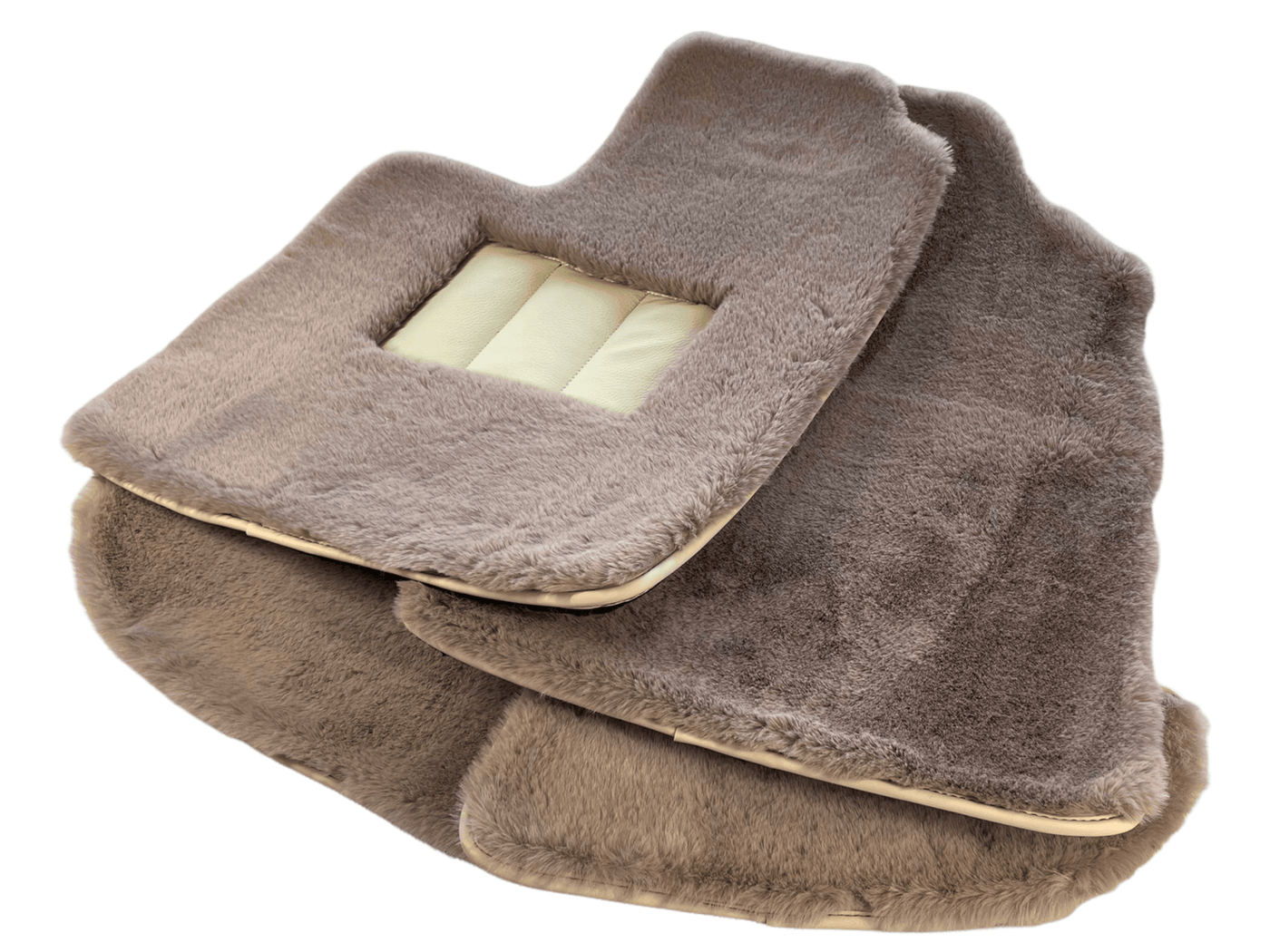 Sheepskin Floor Mats For Bentley Continental GT (2003–2011) Er56 Design - AutoWin