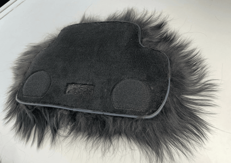 Sheepskin Floor Mats For Rolls Royce Phantom VIII (2017-2024) ER56 Design Brand - AutoWin