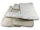 White Sheepskin Floor Mats For Bentley Mulsanne (2010-2020) Er56 Design Brand - AutoWin