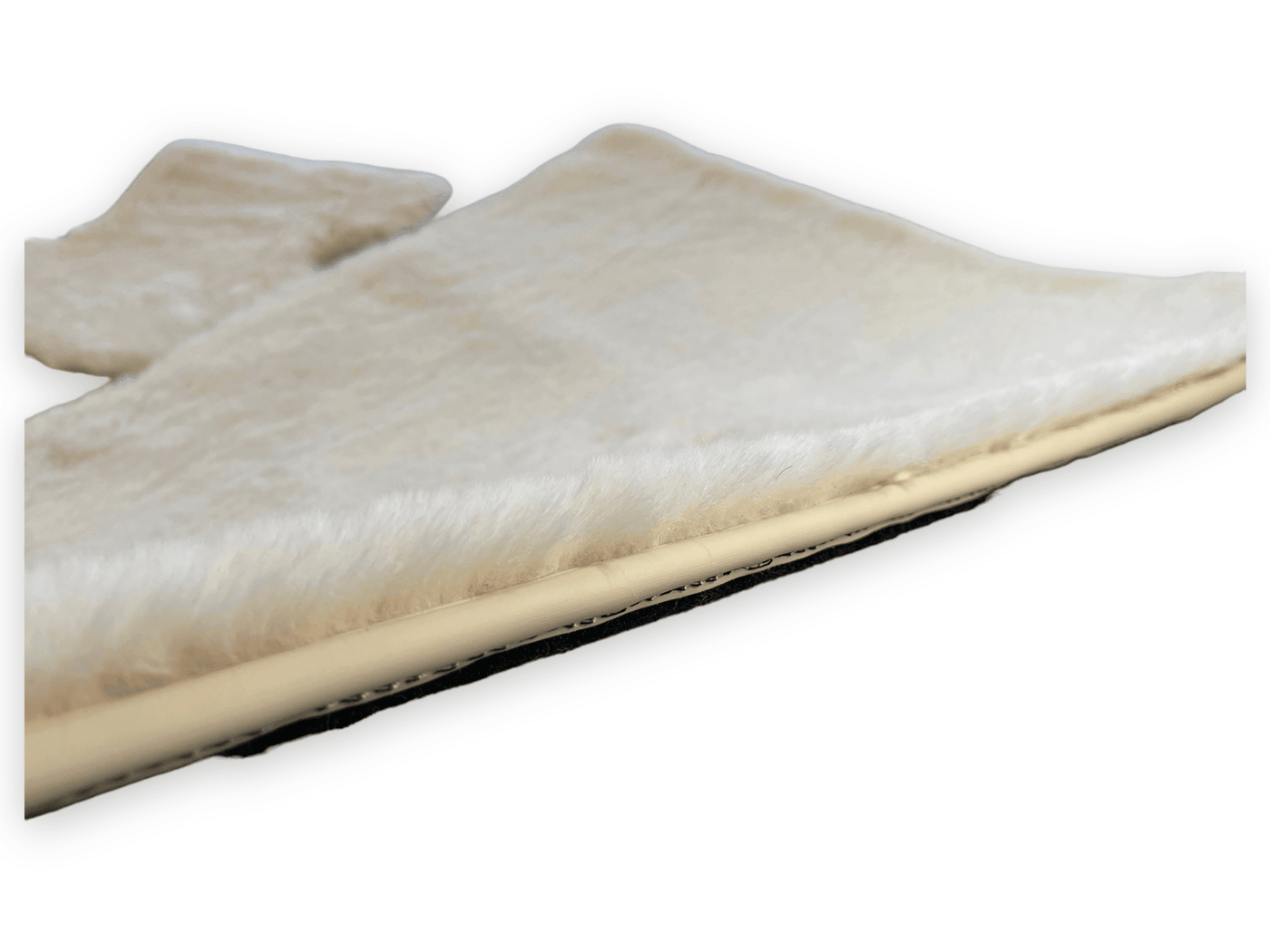 Luxury White Sheepskin Floor Mats for Rolls Royce Shadow